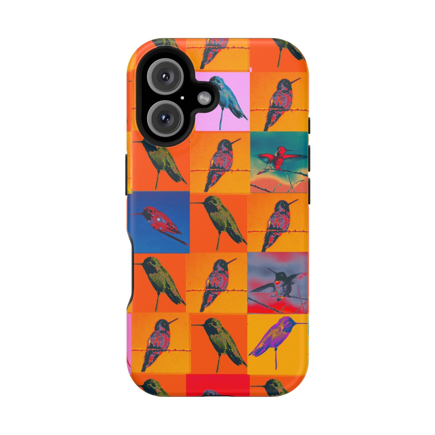 Magnetic iPhone Case - Hummingbird Collage