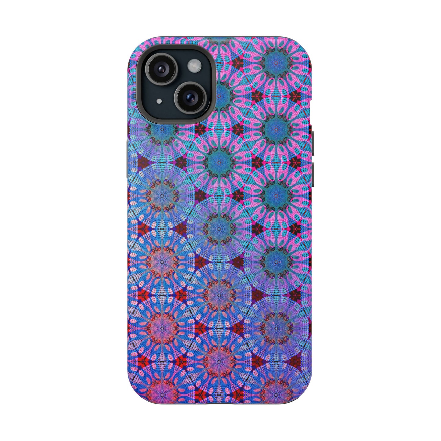 Magnetic iPhone Case - Psychedelic Purple Tapa