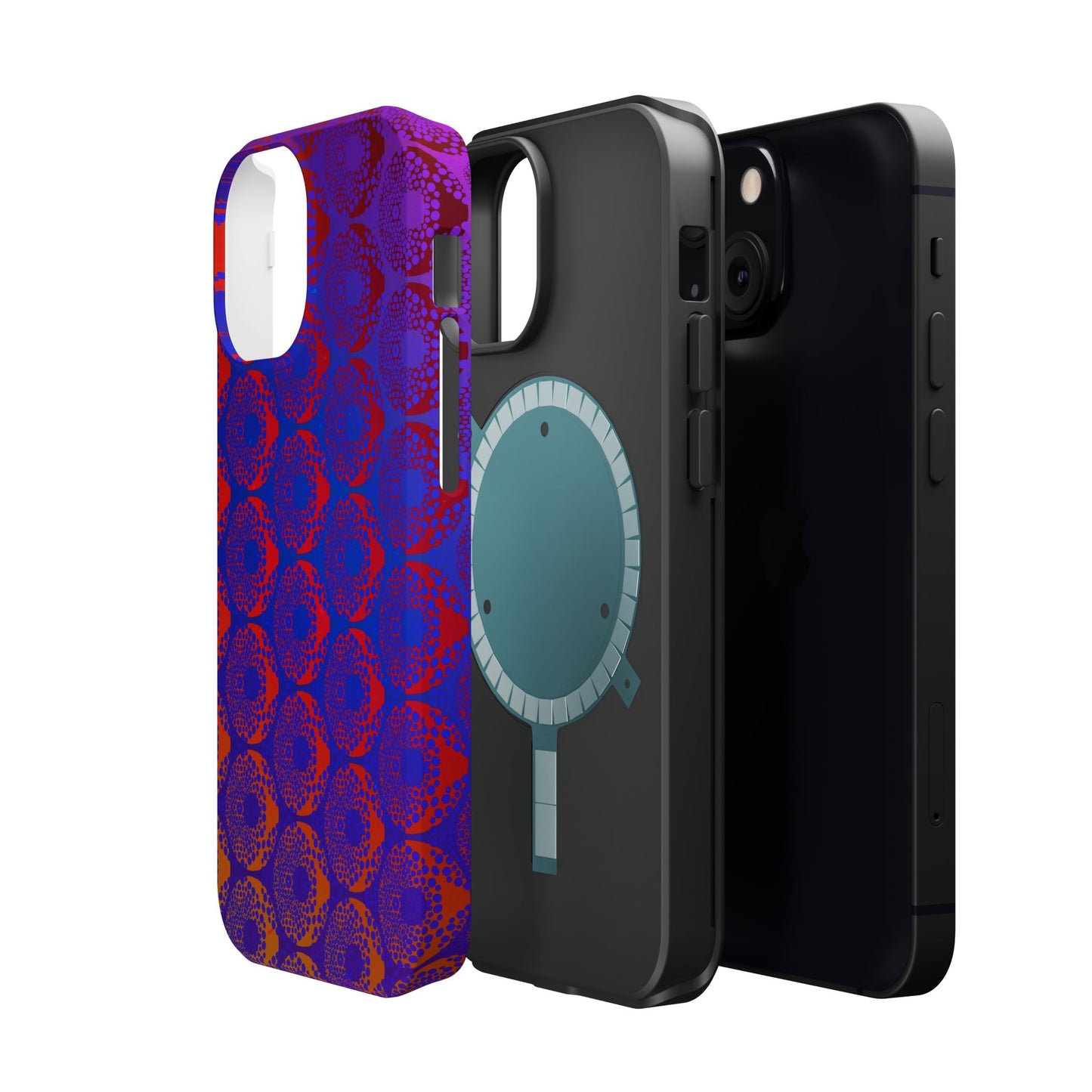 Magnetic iPhone Case - Purple Psychedelic Donut