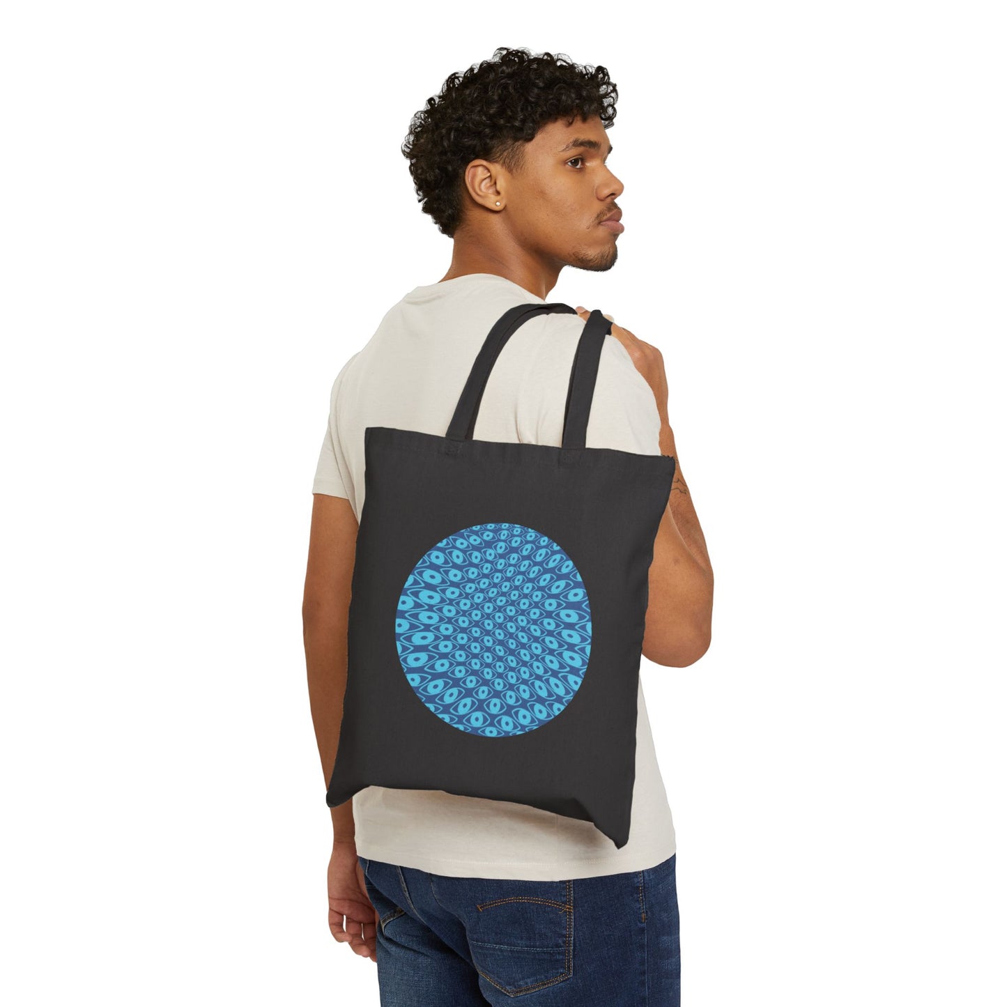 Cotton Canvas Tote Bag - Pinch Eyes