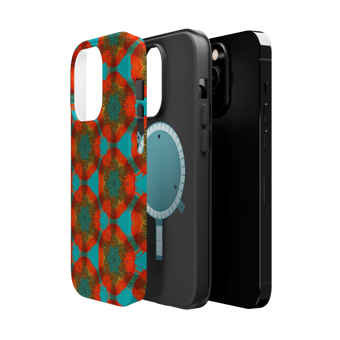 Magnetic iPhone Case - Papaya Water Color