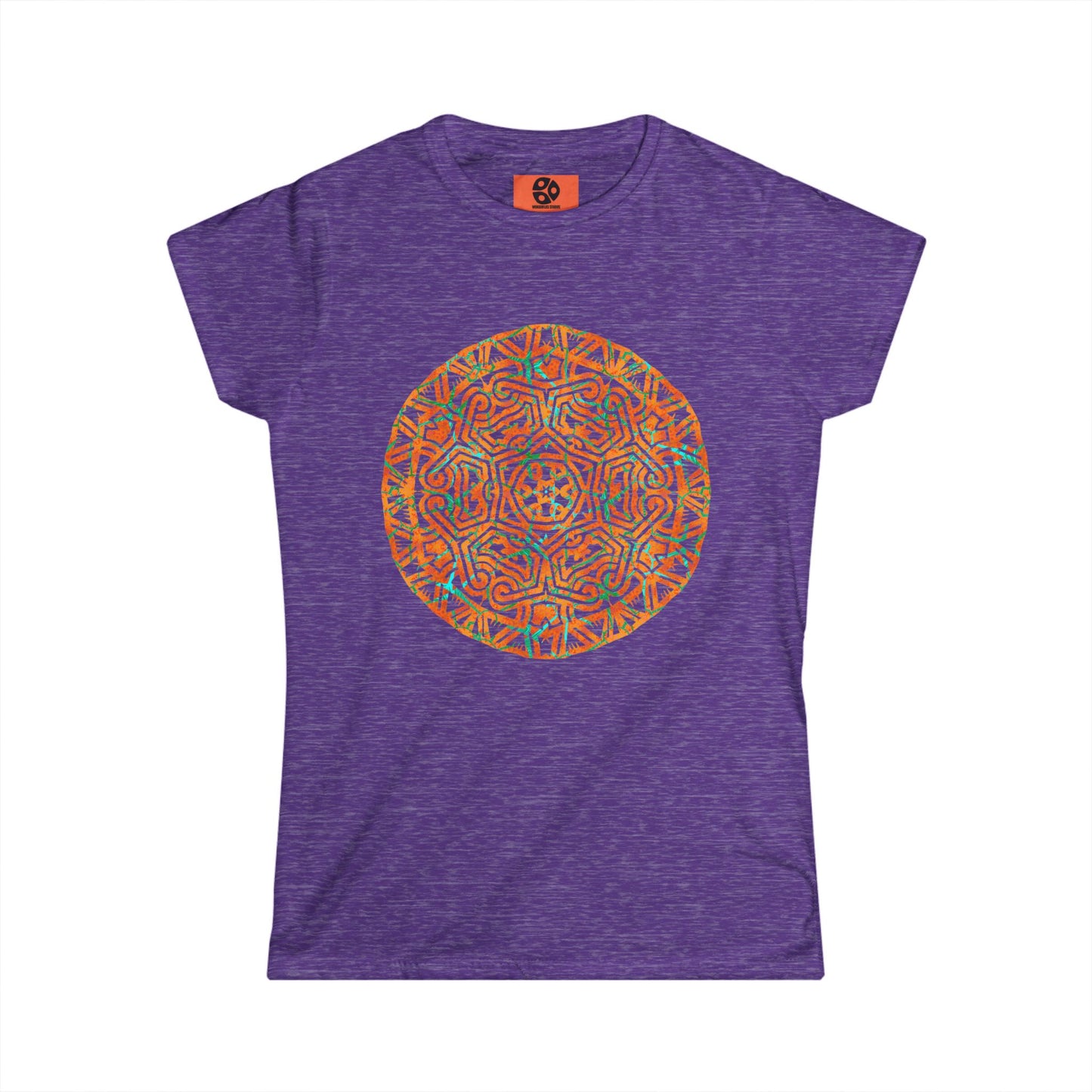 Women's Softstyle Tee - Cracked Mandala