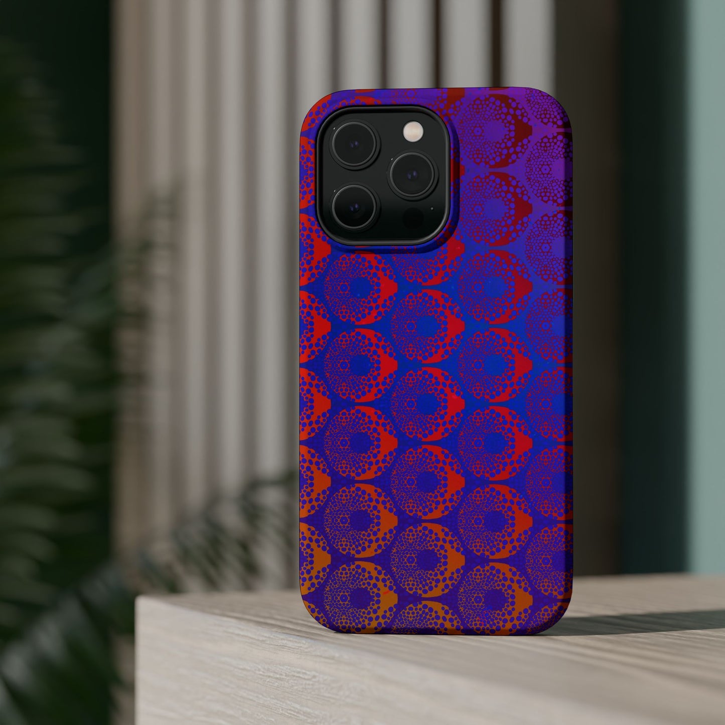 Magnetic iPhone Case - Purple Psychedelic Donut