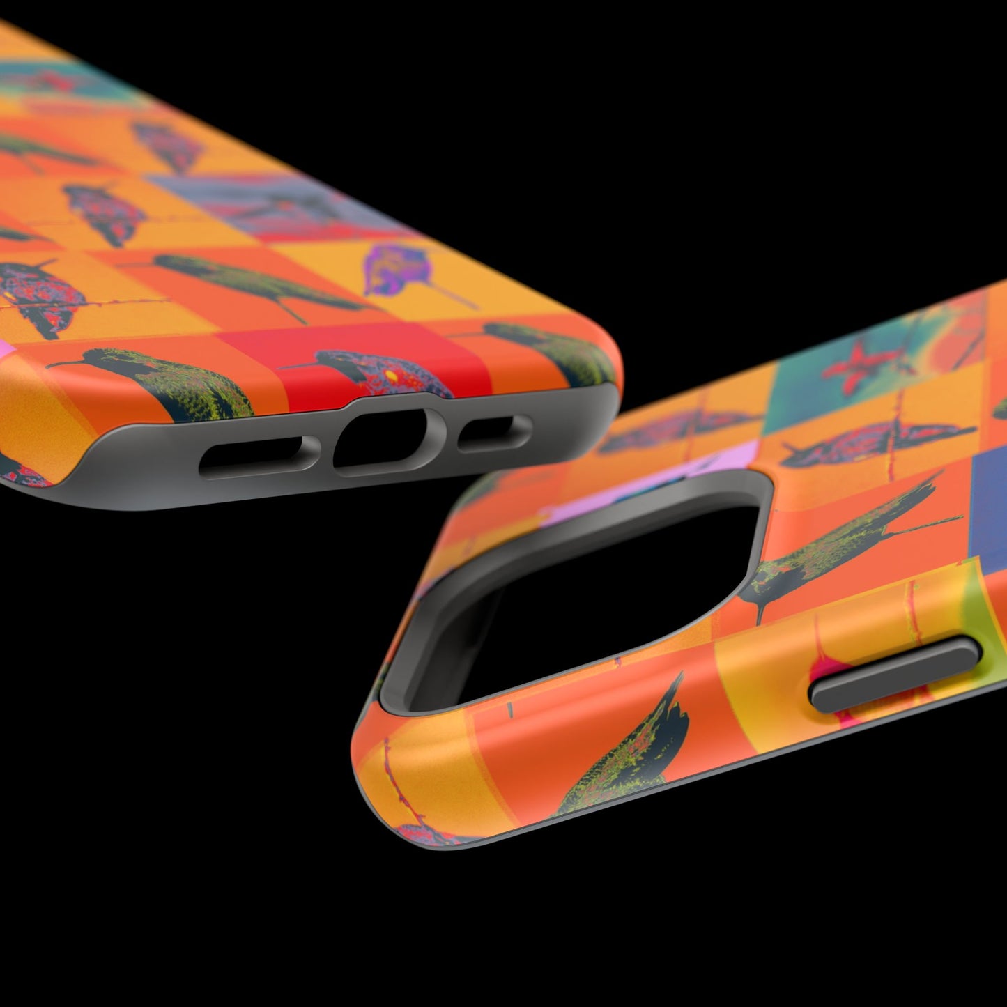 Magnetic iPhone Case - Hummingbird Collage