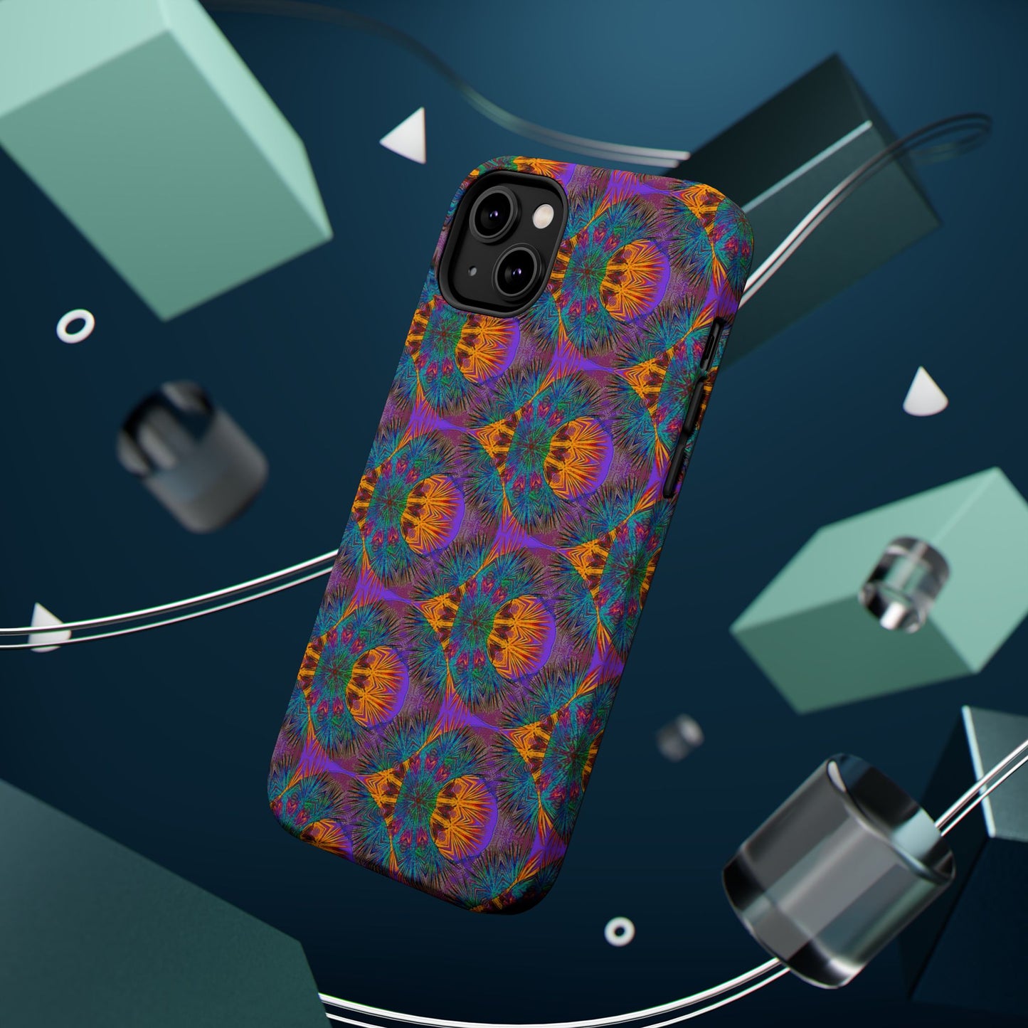 Magnetic iPhone Case - Fuzzy Donut Flower