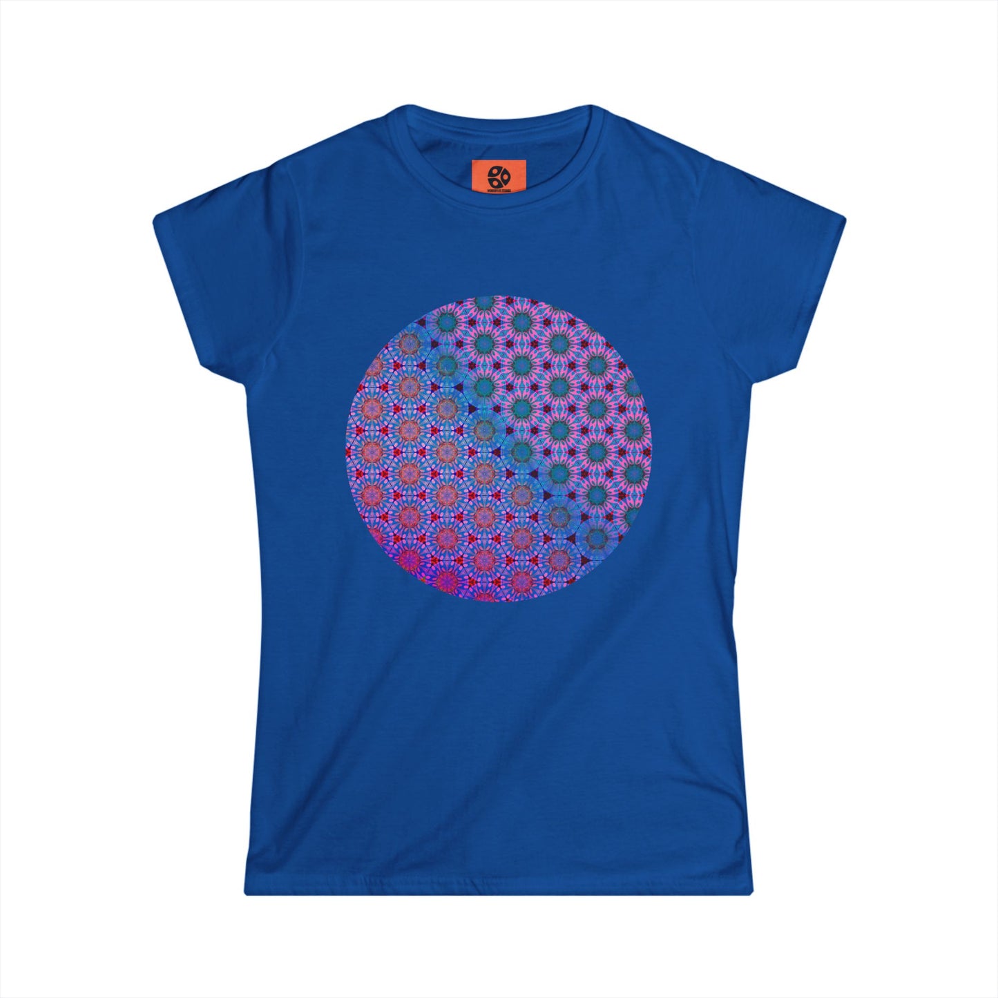 Women's Softstyle Tee - Purple Psychedelic Tapa