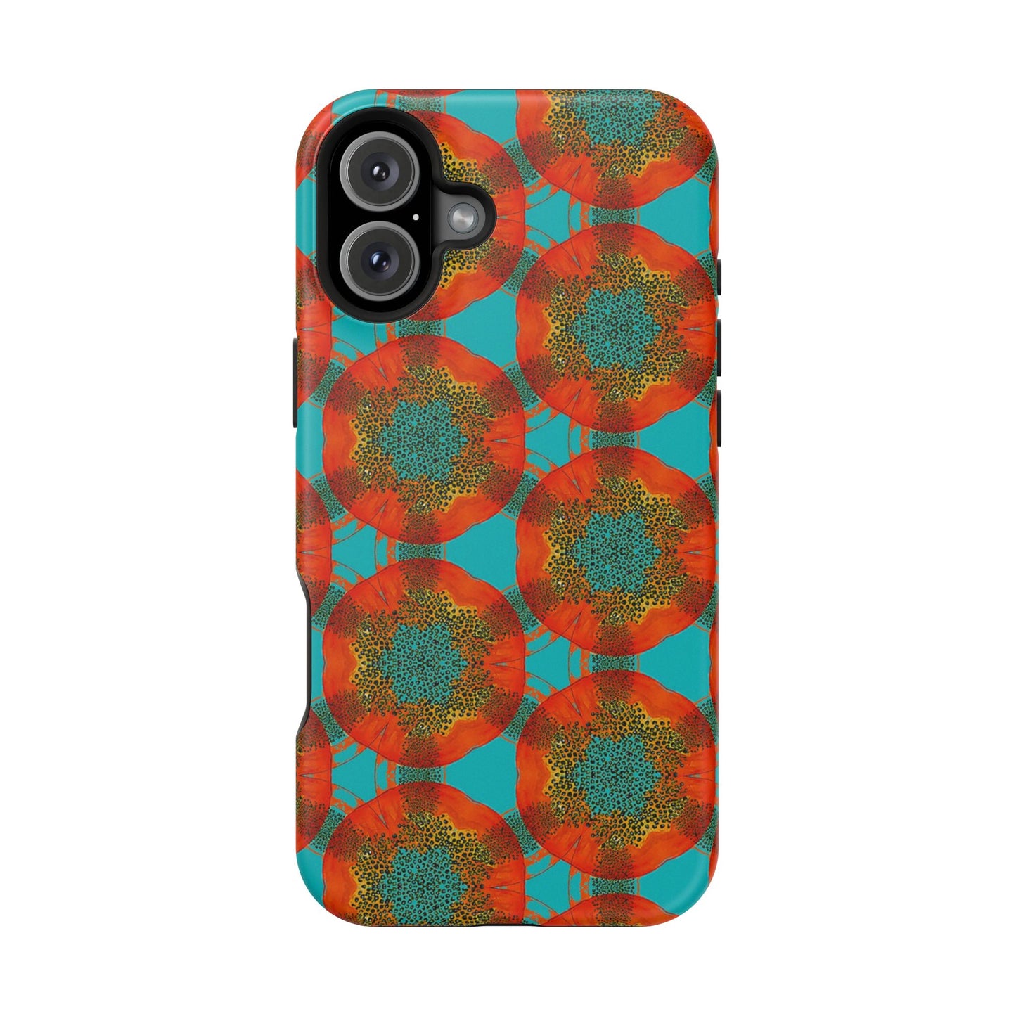 Magnetic iPhone Case - Papaya Water Color