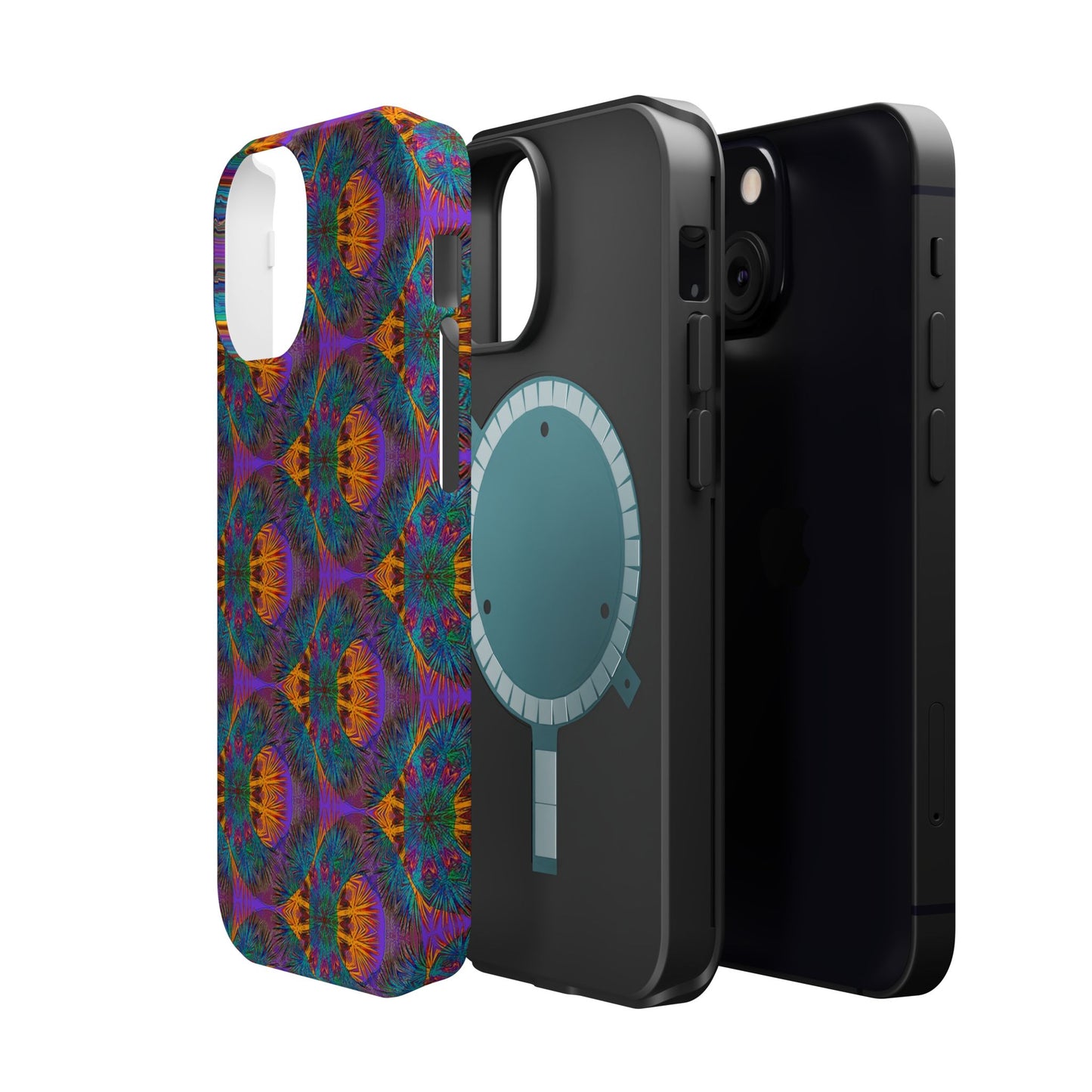 Magnetic iPhone Case - Fuzzy Donut Flower