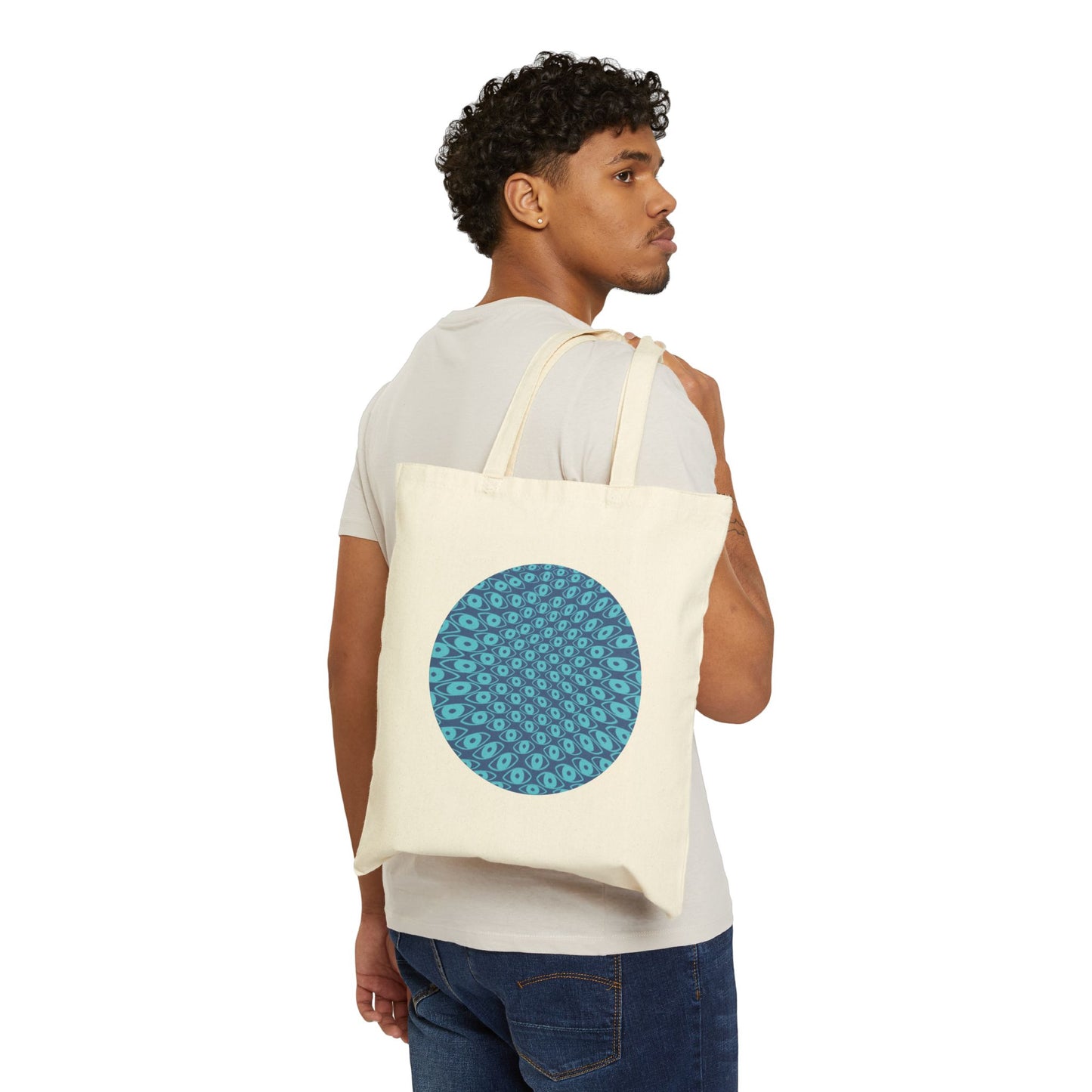 Cotton Canvas Tote Bag - Pinch Eyes