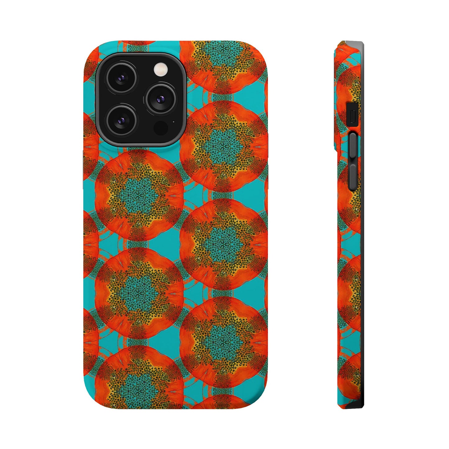 Magnetic iPhone Case - Papaya Water Color
