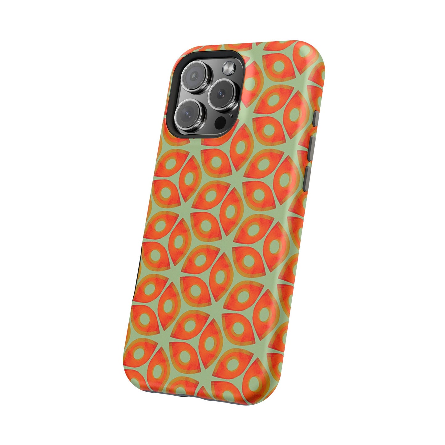 Magnetic iPhone Case - Batik Eyes