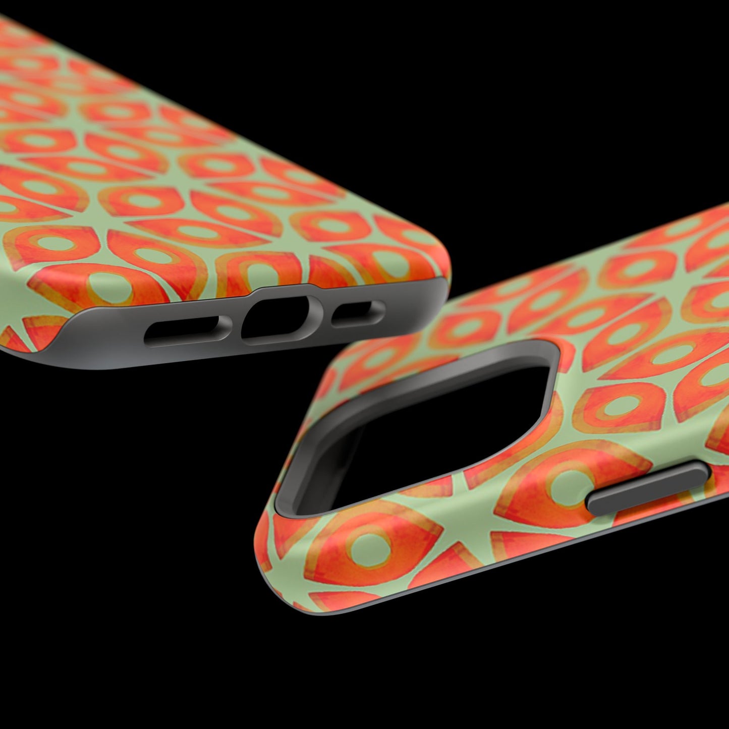 Magnetic iPhone Case - Batik Eyes