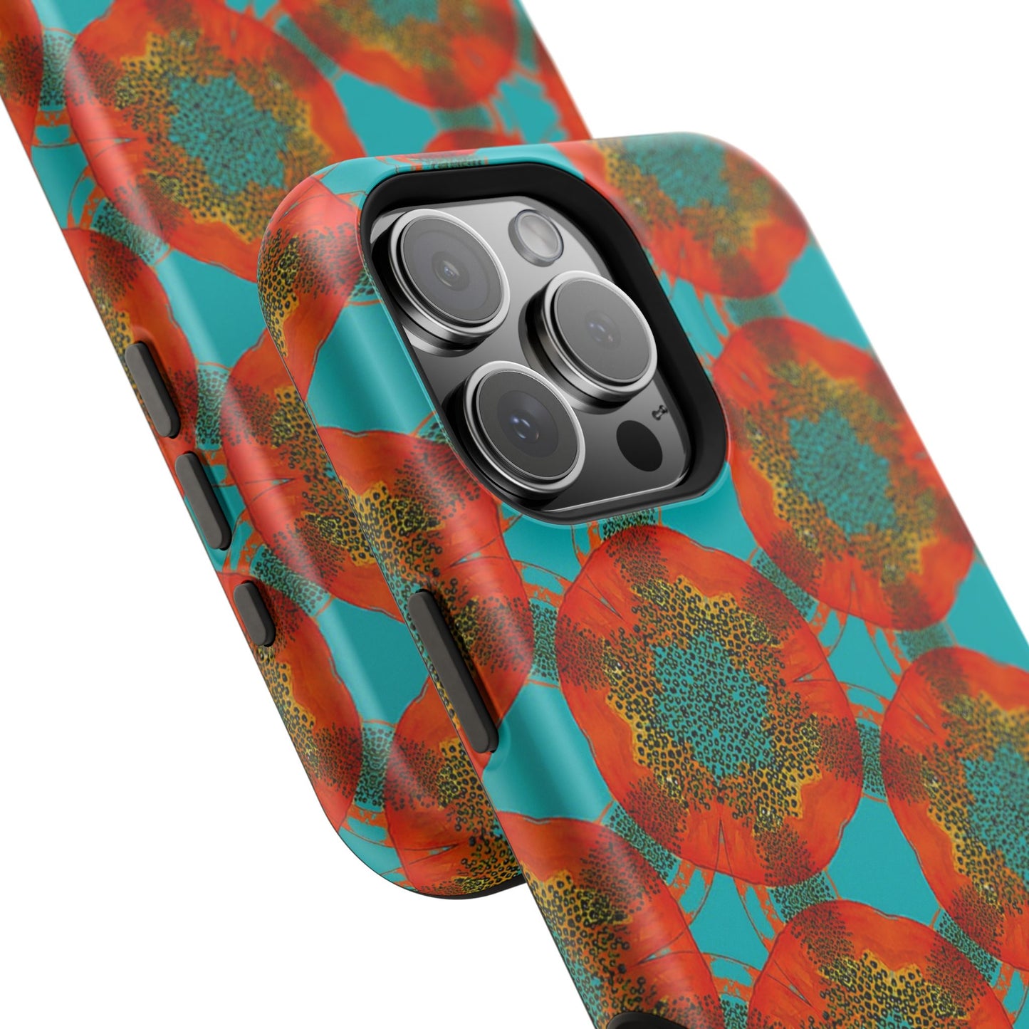 Magnetic iPhone Case - Papaya Water Color