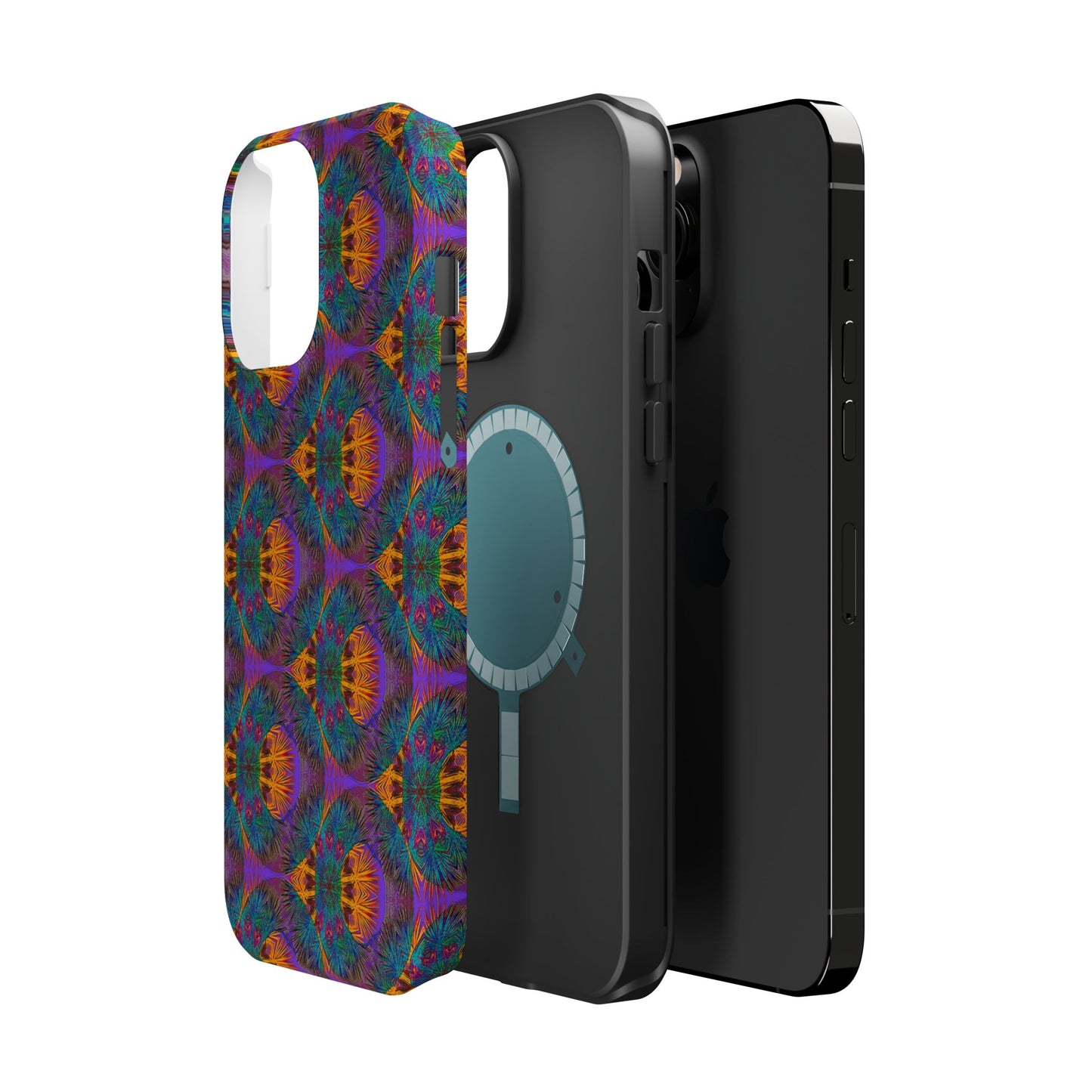 Magnetic iPhone Case - Fuzzy Donut Flower