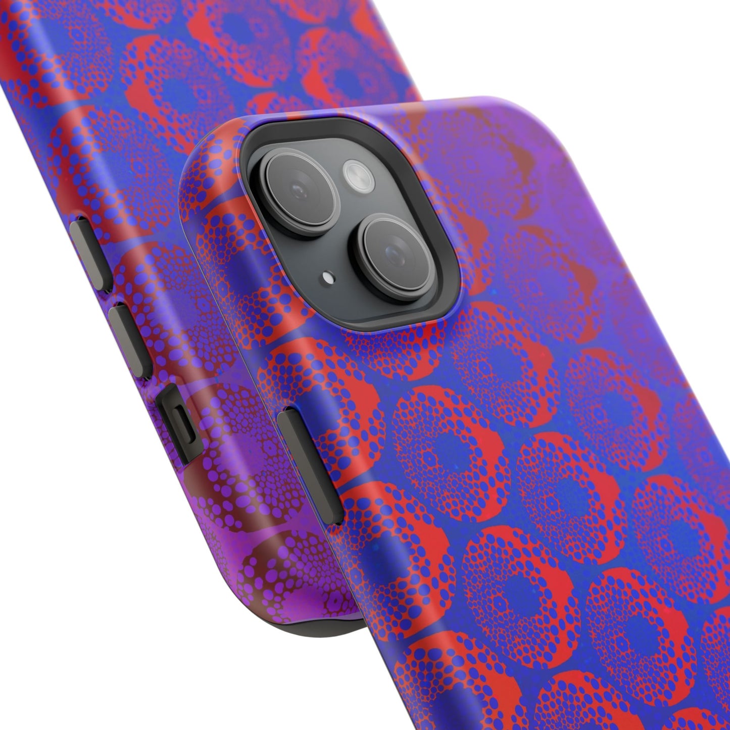 Magnetic iPhone Case - Purple Psychedelic Donut