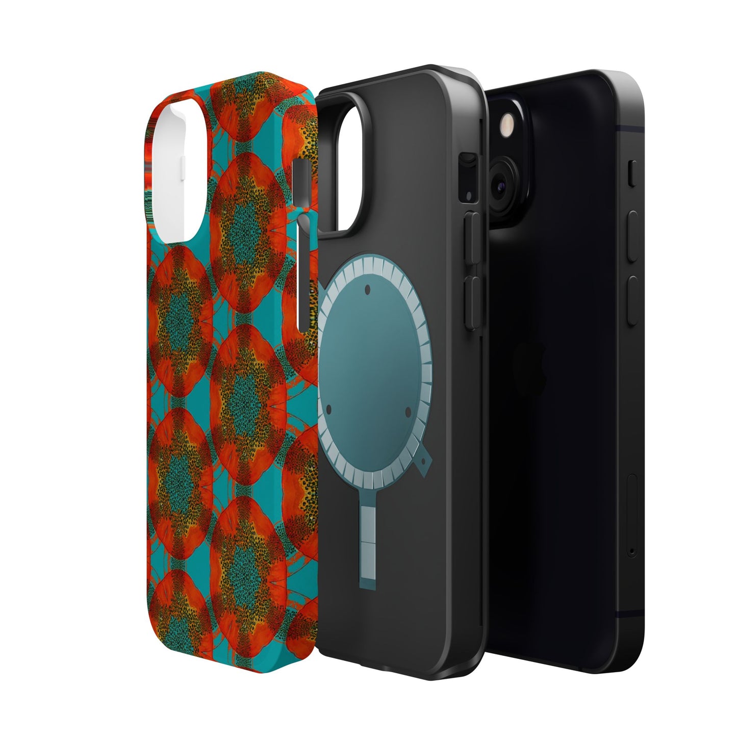 Magnetic iPhone Case - Papaya Water Color