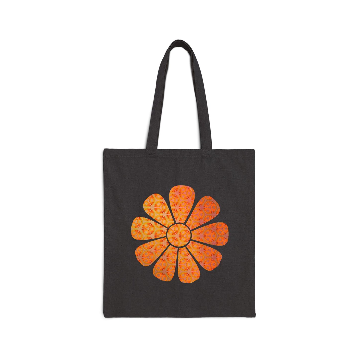 Cotton Canvas Tote Bag - Batik Eyes Flower