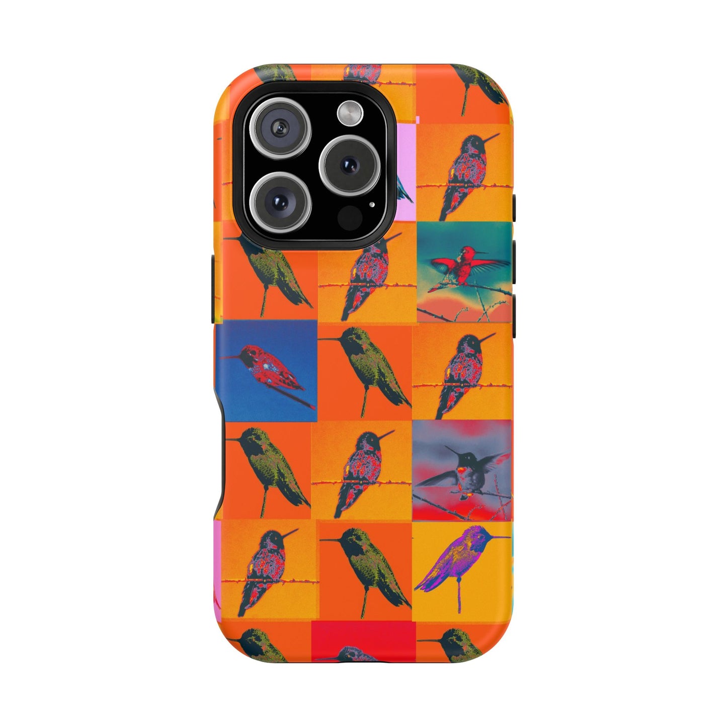 Magnetic iPhone Case - Hummingbird Collage