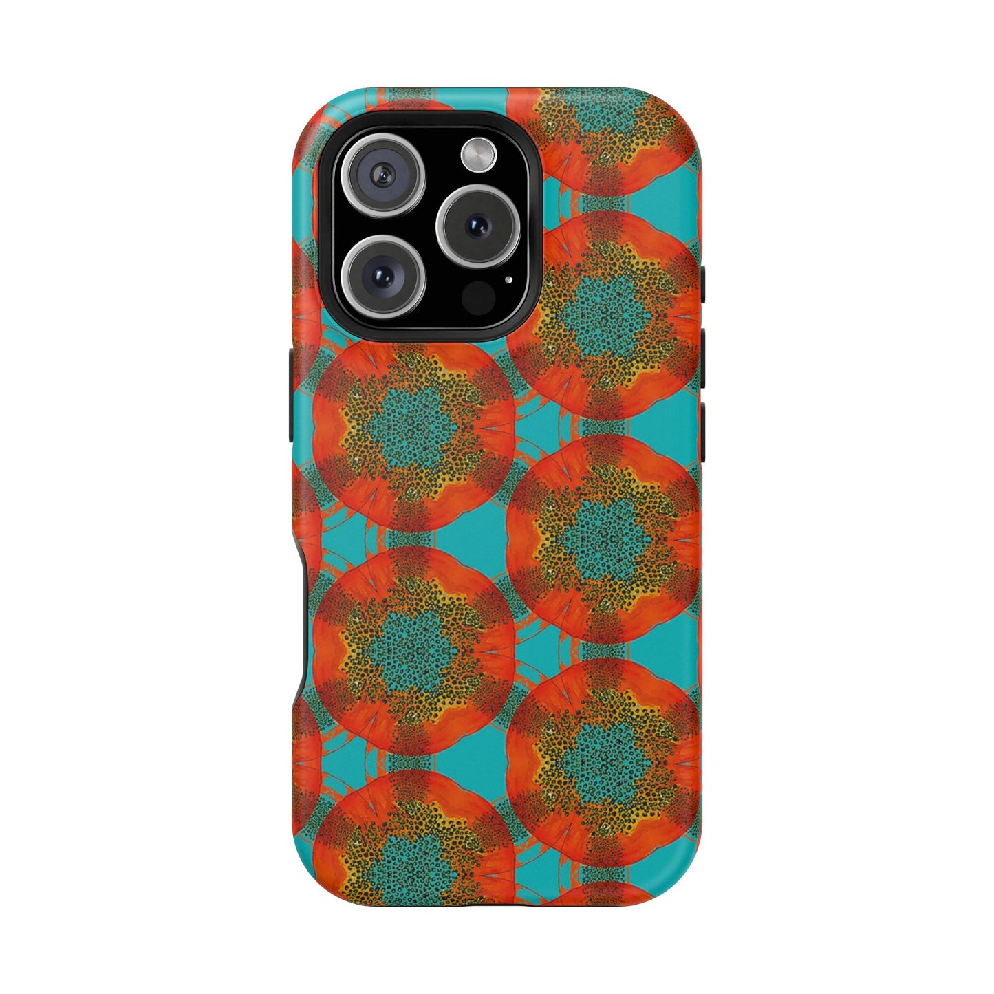 Magnetic iPhone Case - Papaya Water Color