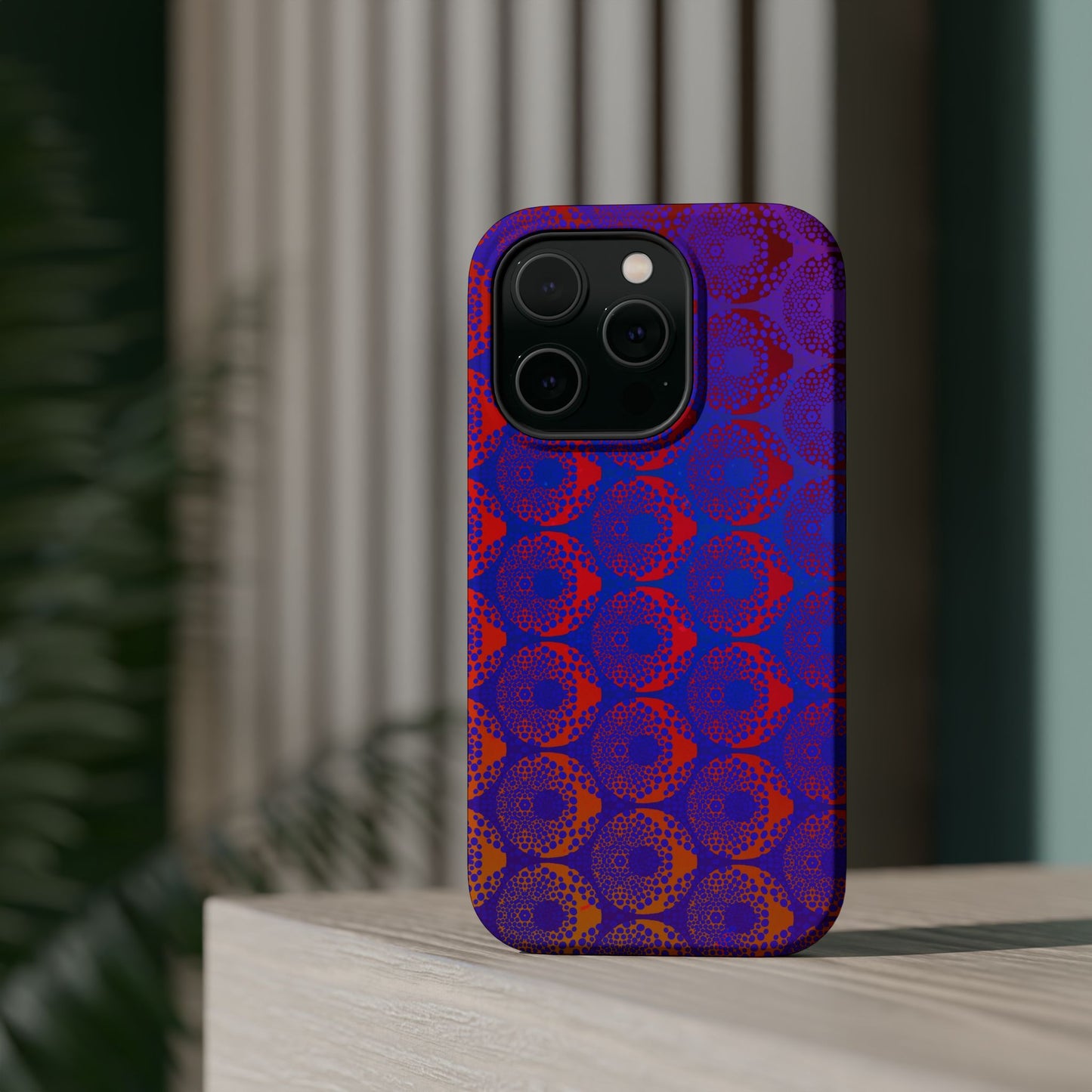 Magnetic iPhone Case - Purple Psychedelic Donut
