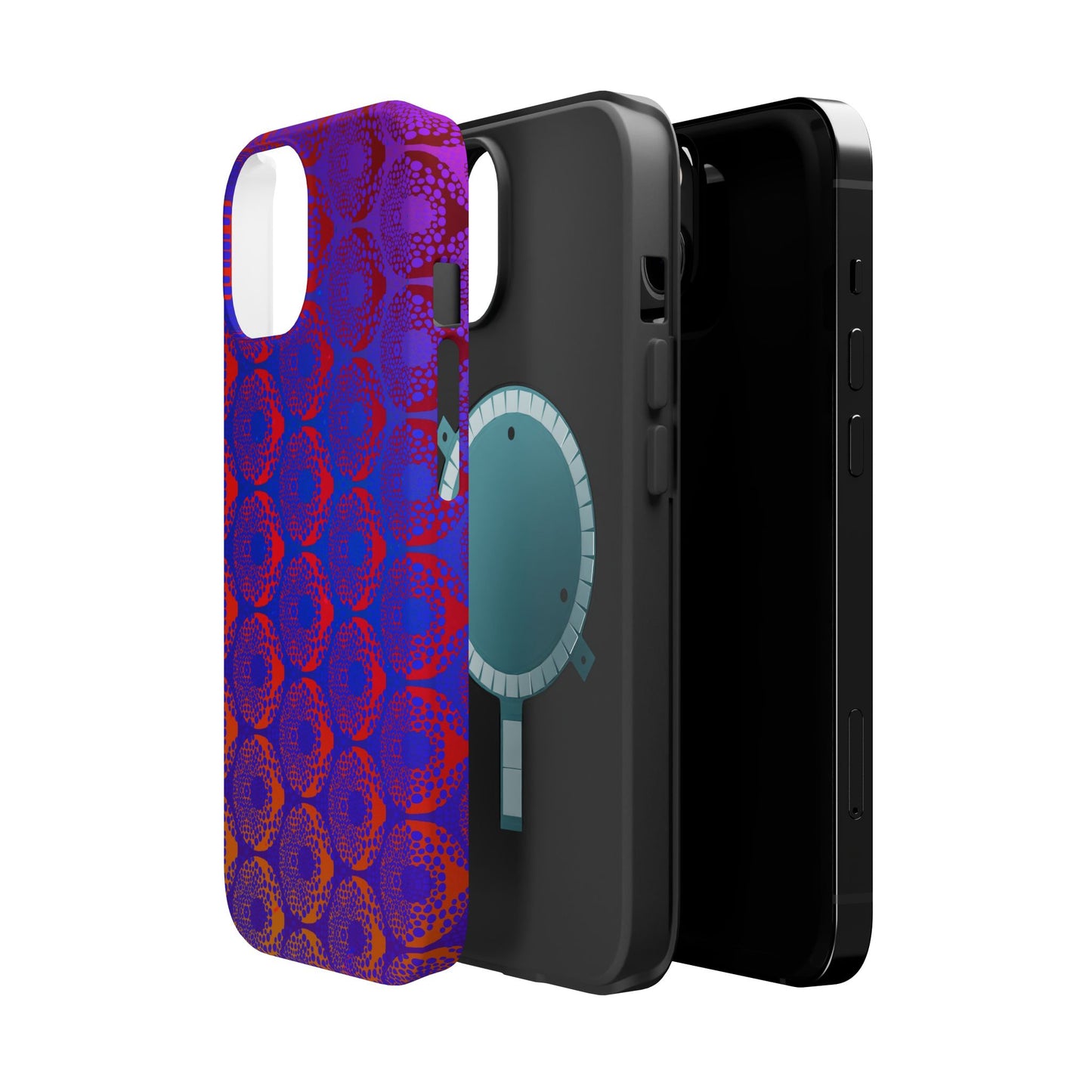 Magnetic iPhone Case - Purple Psychedelic Donut