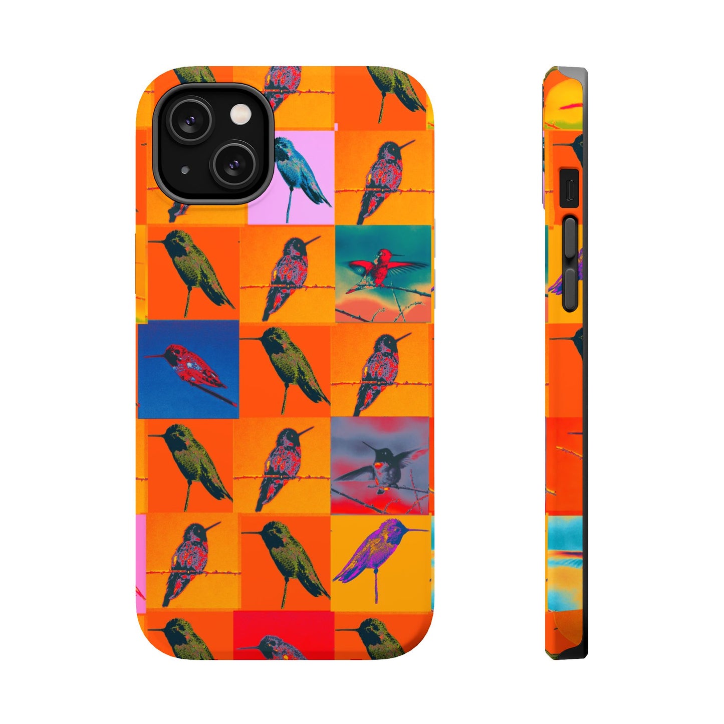 Magnetic iPhone Case - Hummingbird Collage