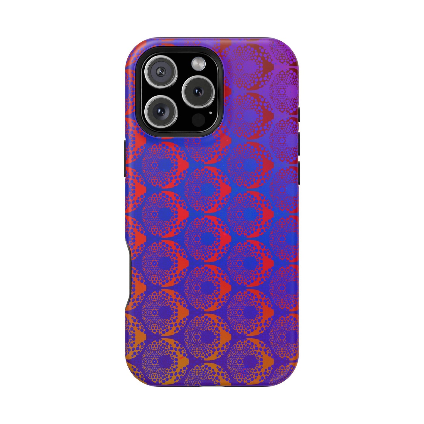 Magnetic iPhone Case - Purple Psychedelic Donut