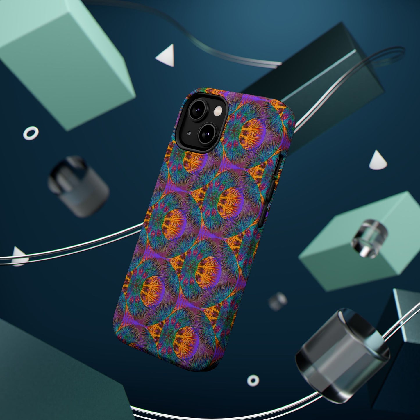 Magnetic iPhone Case - Fuzzy Donut Flower