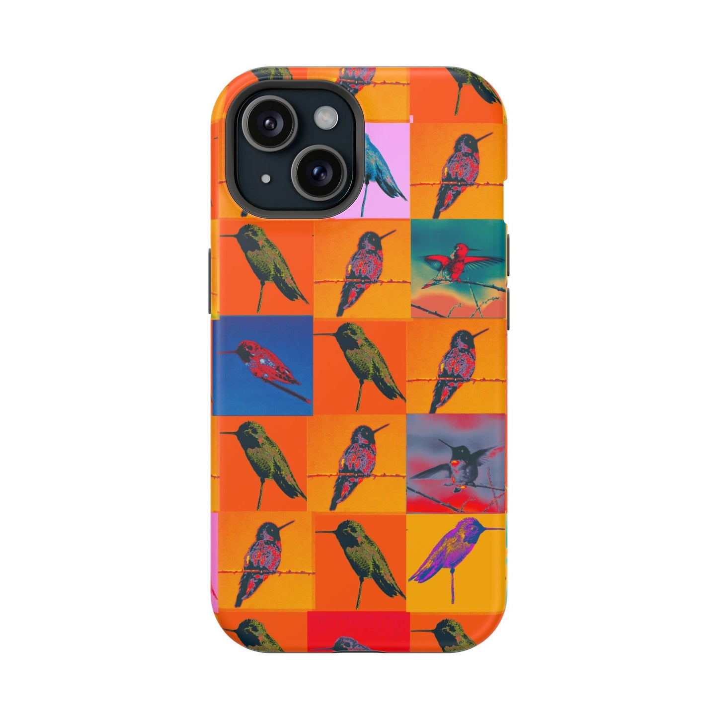 Magnetic iPhone Case - Hummingbird Collage