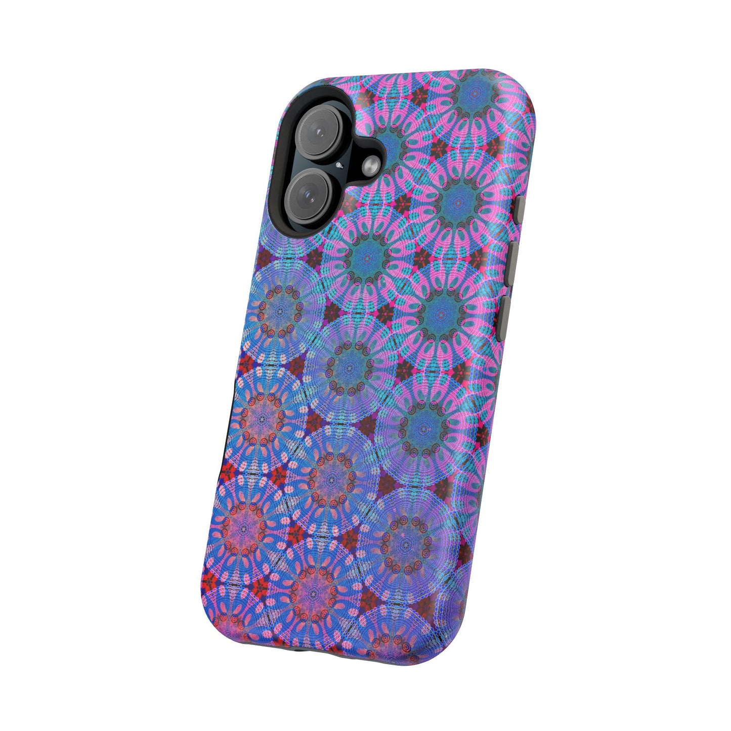 Magnetic iPhone Case - Psychedelic Purple Tapa