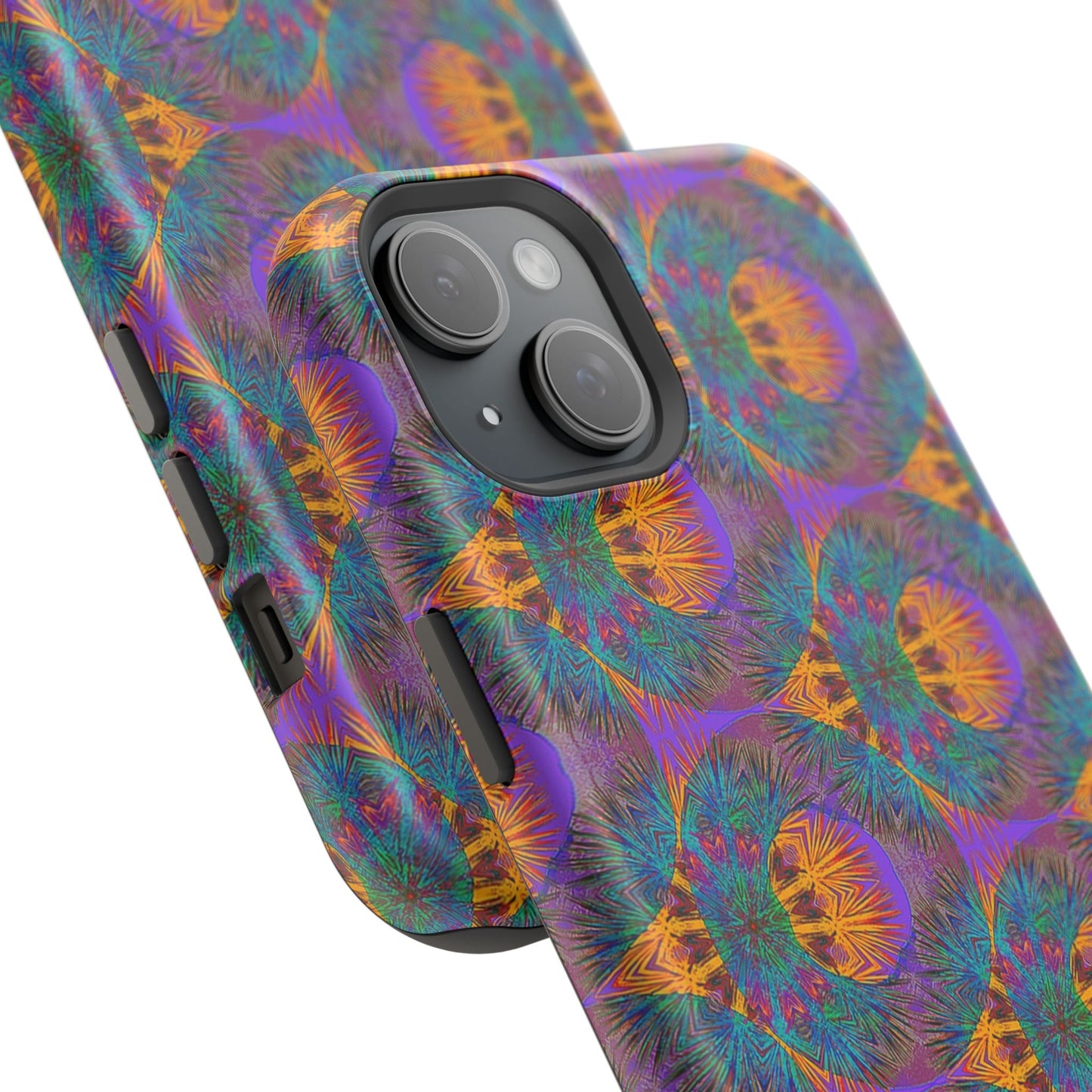 Magnetic iPhone Case - Fuzzy Donut Flower