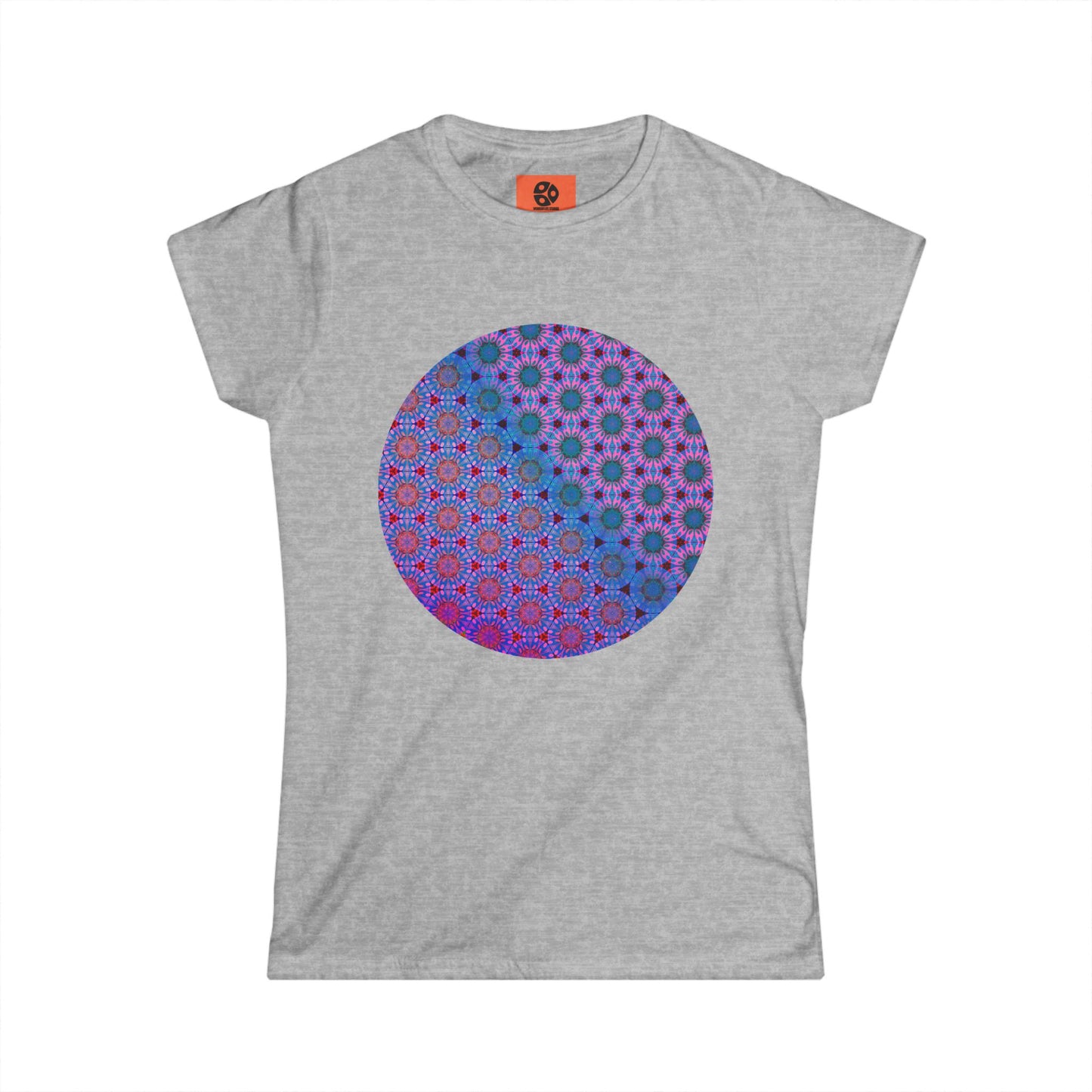 Women's Softstyle Tee - Purple Psychedelic Tapa
