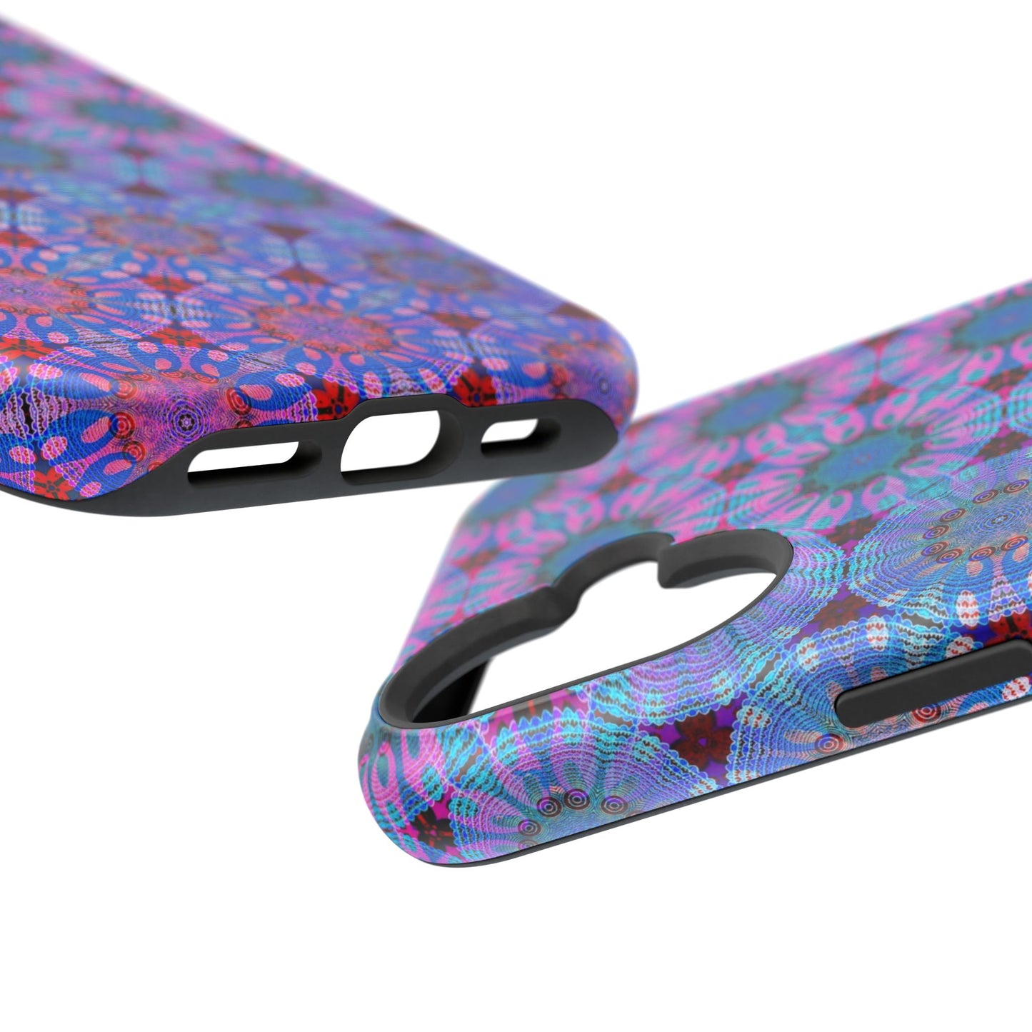 Magnetic iPhone Case - Psychedelic Purple Tapa