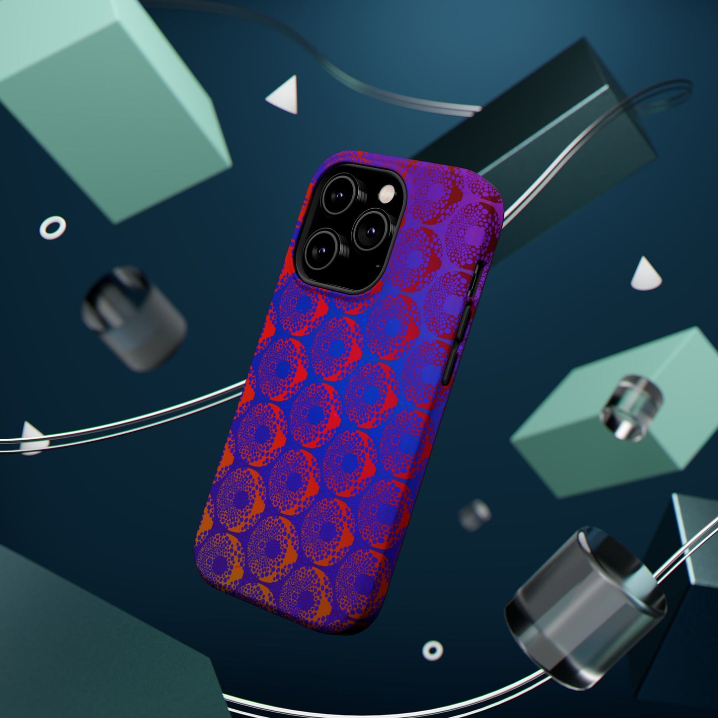Magnetic iPhone Case - Purple Psychedelic Donut
