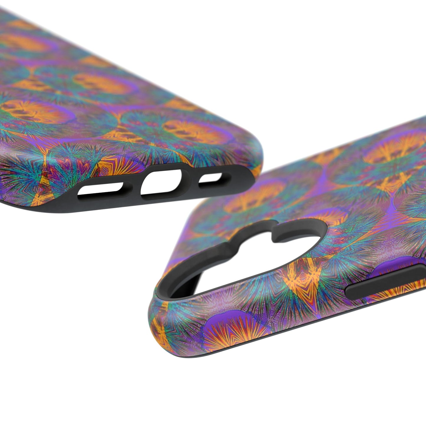 Magnetic iPhone Case - Fuzzy Donut Flower