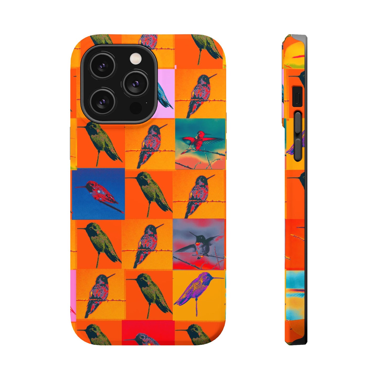 Magnetic iPhone Case - Hummingbird Collage