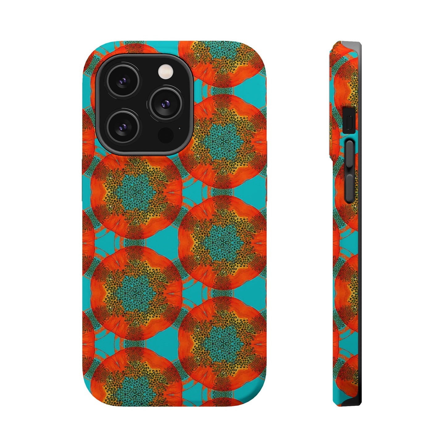 Magnetic iPhone Case - Papaya Water Color