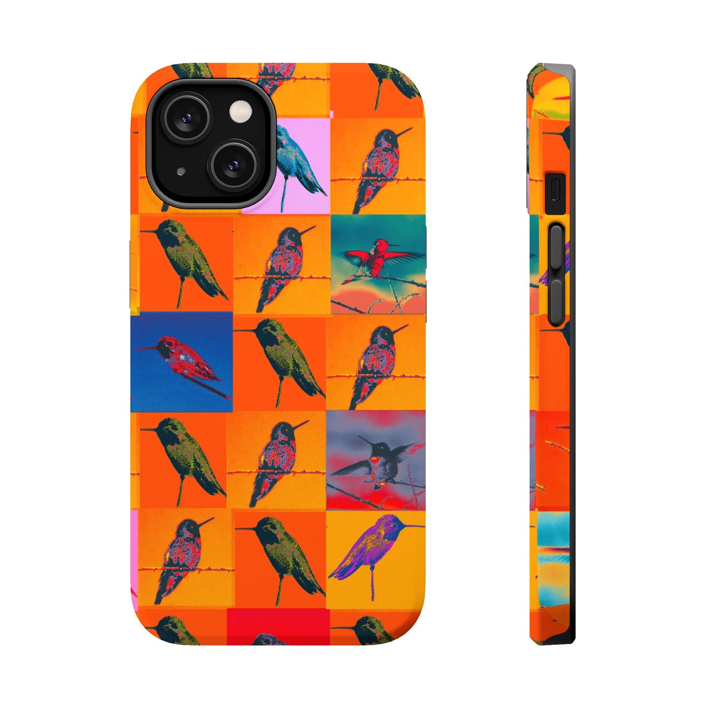 Magnetic iPhone Case - Hummingbird Collage