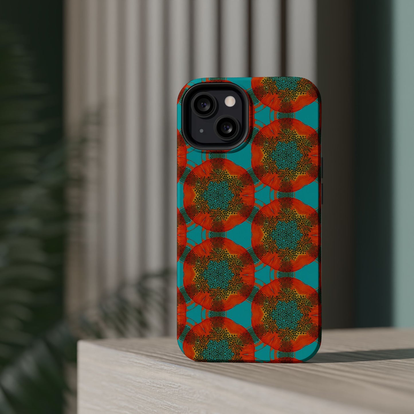 Magnetic iPhone Case - Papaya Water Color