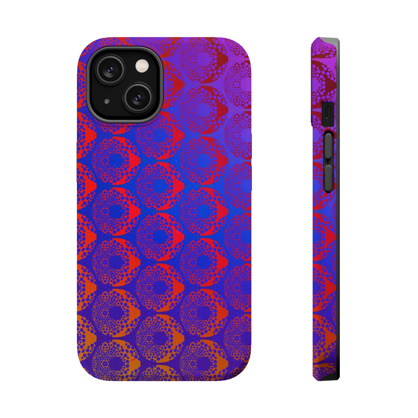 Magnetic iPhone Case - Purple Psychedelic Donut