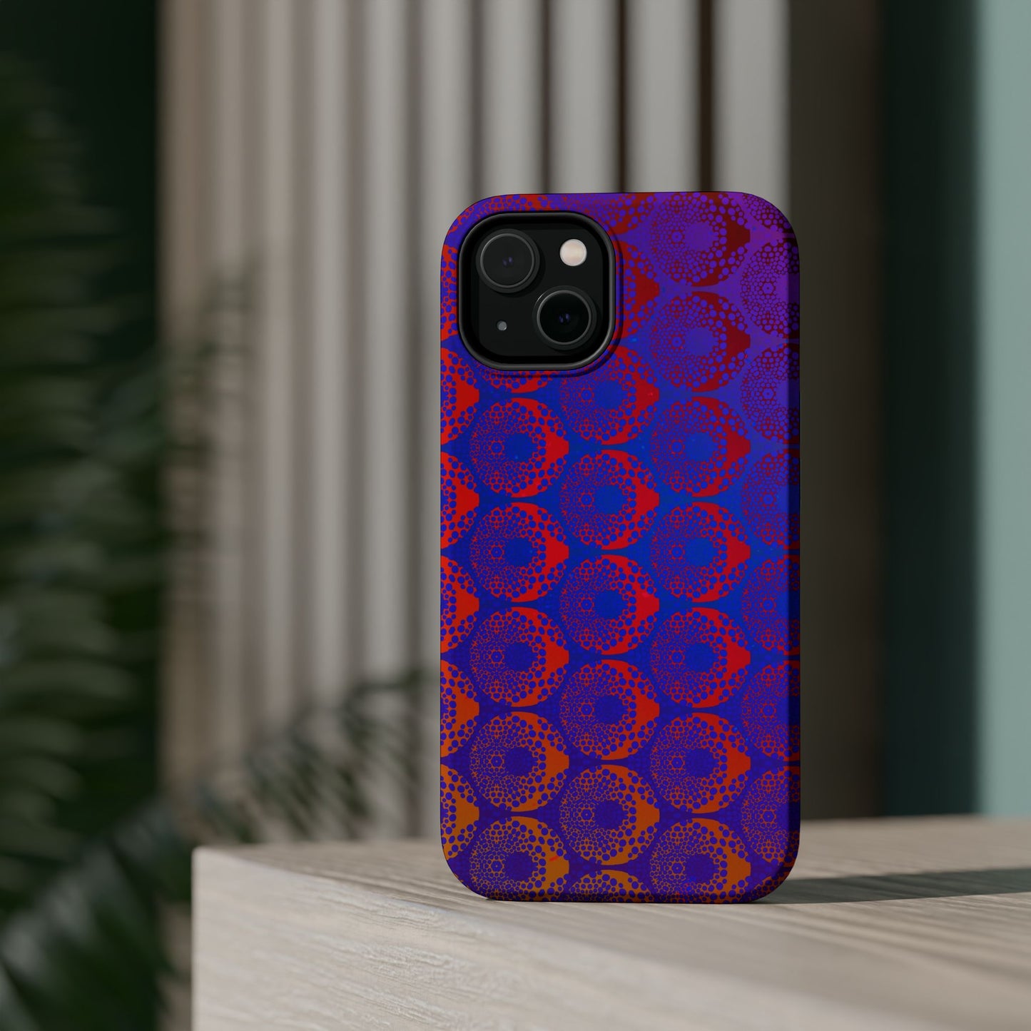 Magnetic iPhone Case - Purple Psychedelic Donut