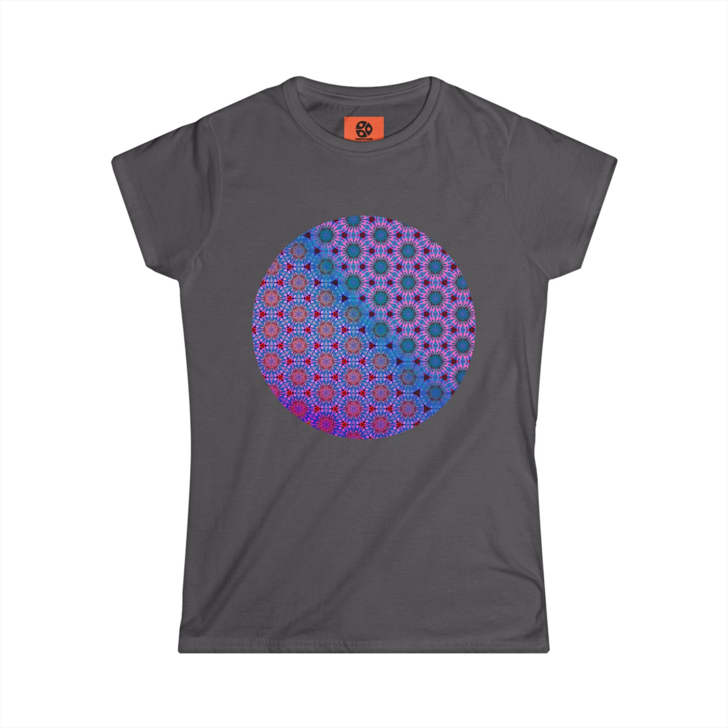 Women's Softstyle Tee - Purple Psychedelic Tapa