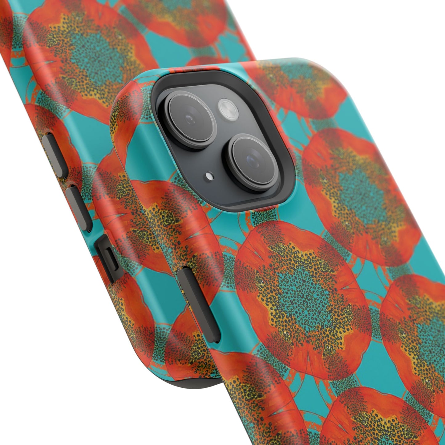 Magnetic iPhone Case - Papaya Water Color