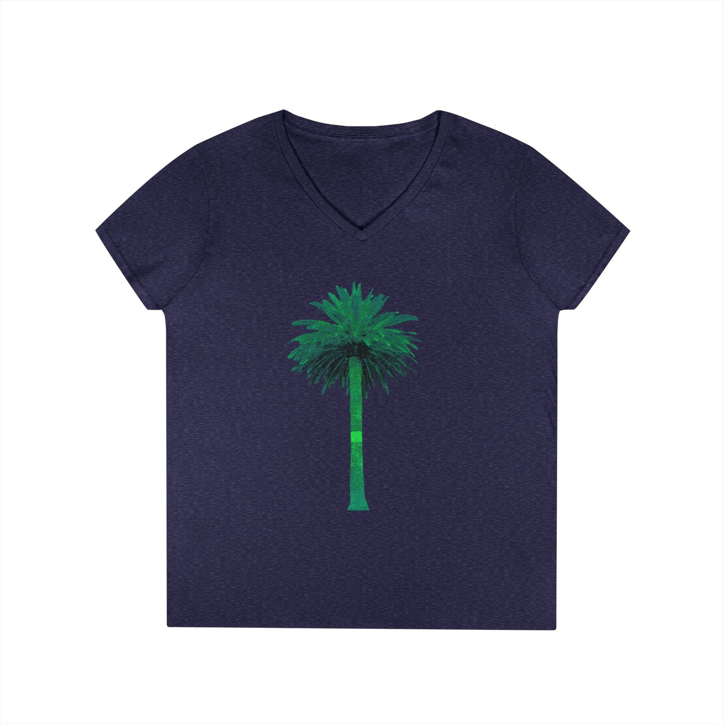 Ladies' V-Neck T-Shirt - Big Palm