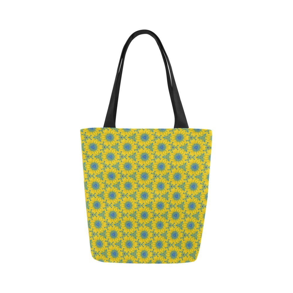 Premium All Print Canvas Tote Bag - Vermont Sunflower