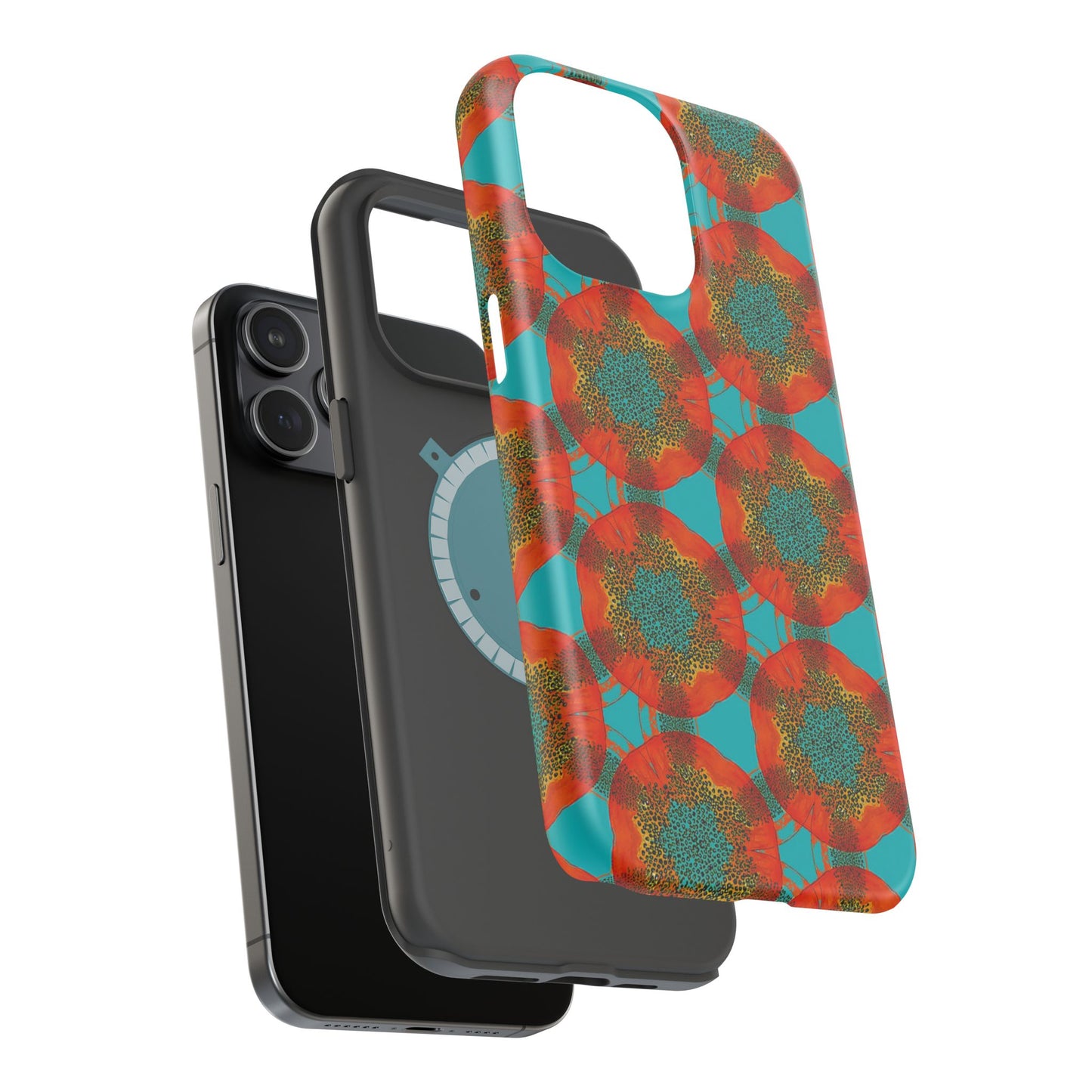 Magnetic iPhone Case - Papaya Water Color
