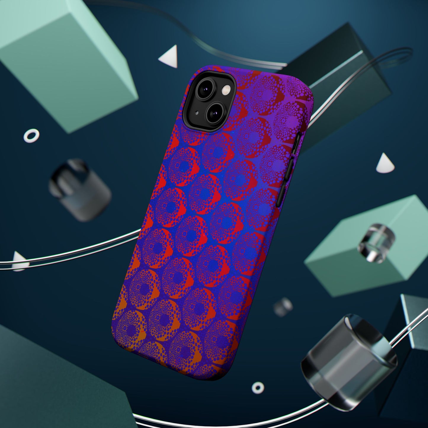 Magnetic iPhone Case - Purple Psychedelic Donut