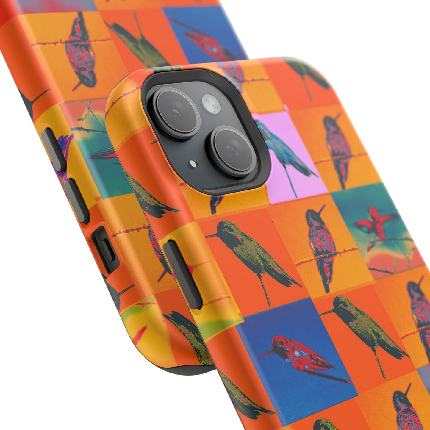 Magnetic iPhone Case - Hummingbird Collage