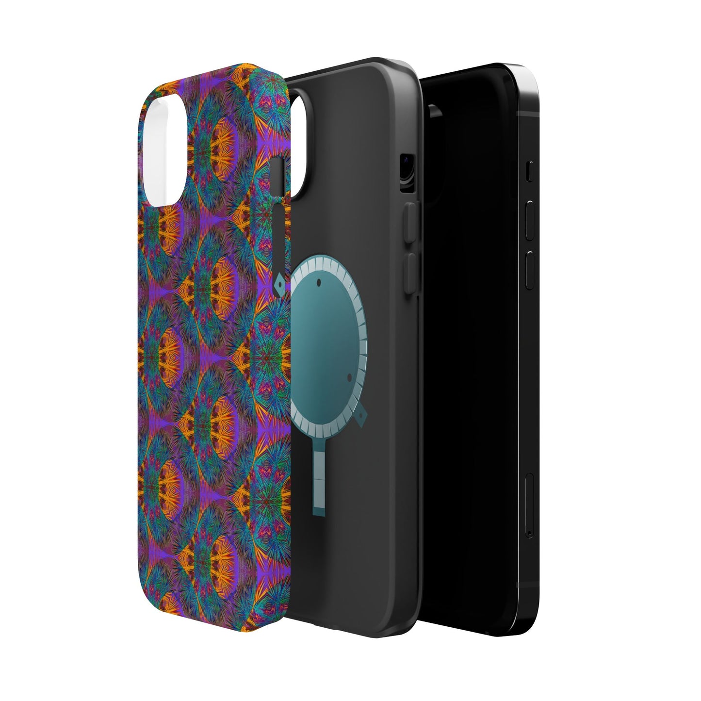 Magnetic iPhone Case - Fuzzy Donut Flower