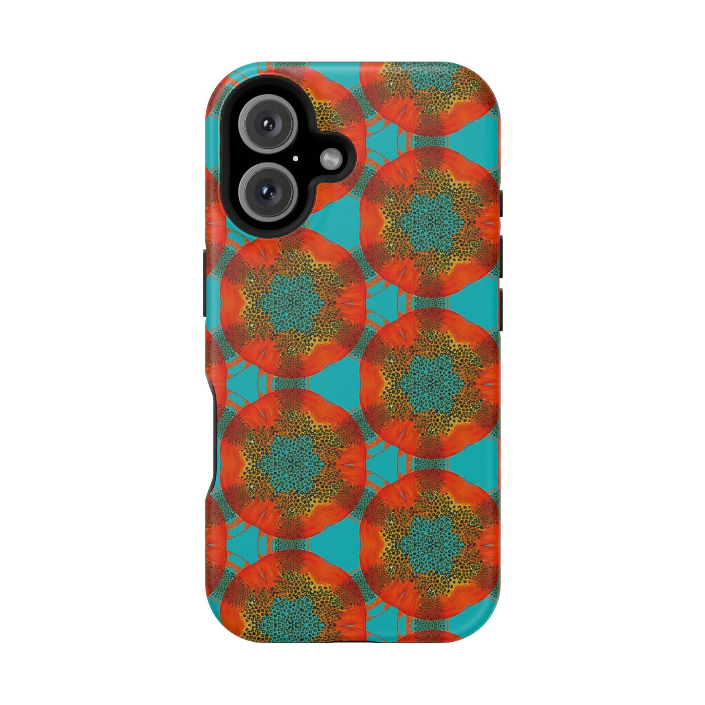 Magnetic iPhone Case - Papaya Water Color